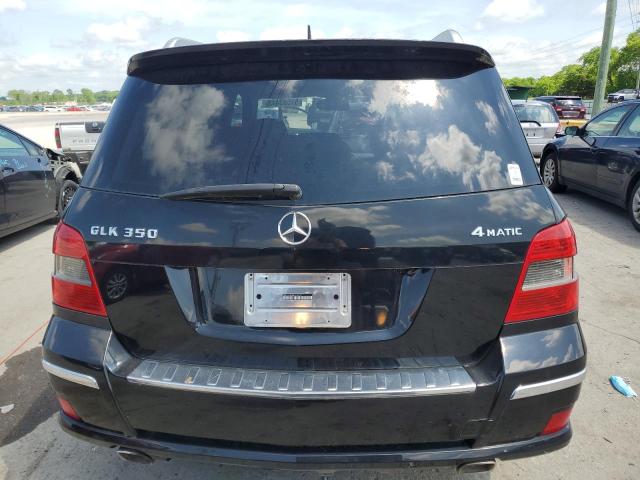 WDCGG8HB8AF349771 - 2010 MERCEDES-BENZ GLK 350 4MATIC BLACK photo 6