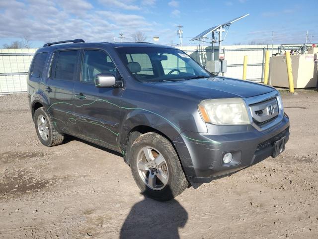 5FNYF4H56BB086475 - 2011 HONDA PILOT EXL GRAY photo 4