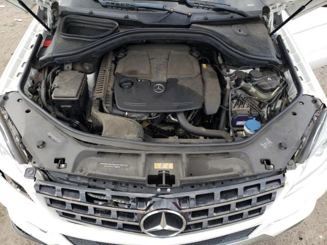 4JGDA5HB5FA613375 - 2015 MERCEDES-BENZ ML 350 4MATIC WHITE photo 11