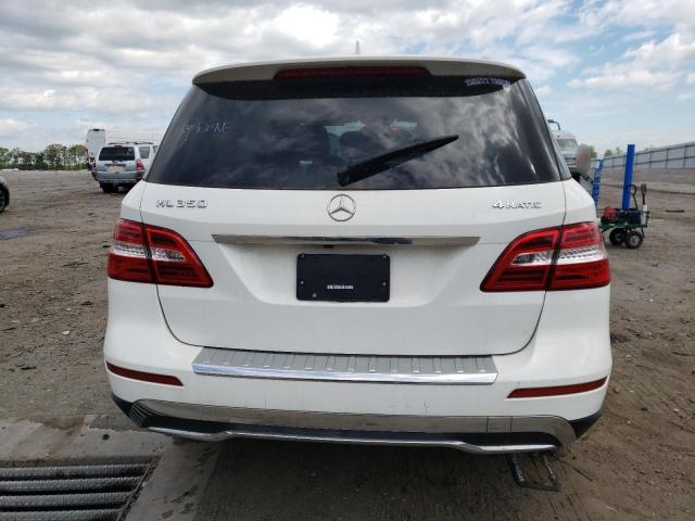 4JGDA5HB5FA613375 - 2015 MERCEDES-BENZ ML 350 4MATIC WHITE photo 6