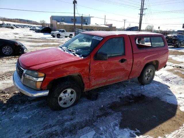 1GTCS148468257895 - 2006 GMC CANYON RED photo 1