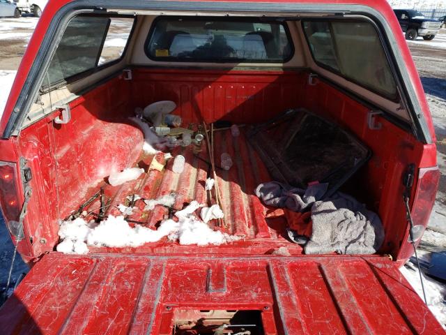 1GTCS148468257895 - 2006 GMC CANYON RED photo 10