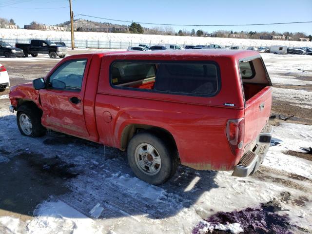 1GTCS148468257895 - 2006 GMC CANYON RED photo 2