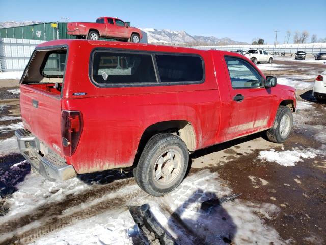 1GTCS148468257895 - 2006 GMC CANYON RED photo 3