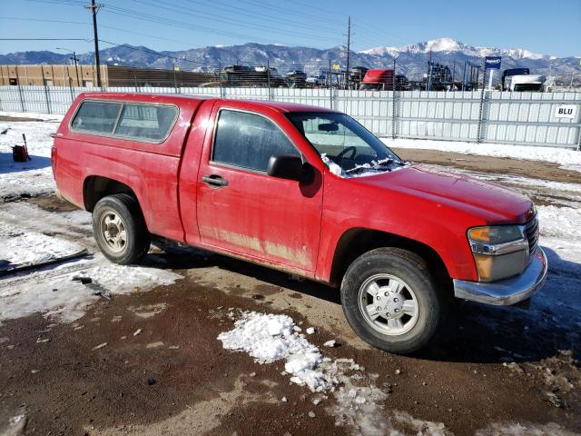 1GTCS148468257895 - 2006 GMC CANYON RED photo 4