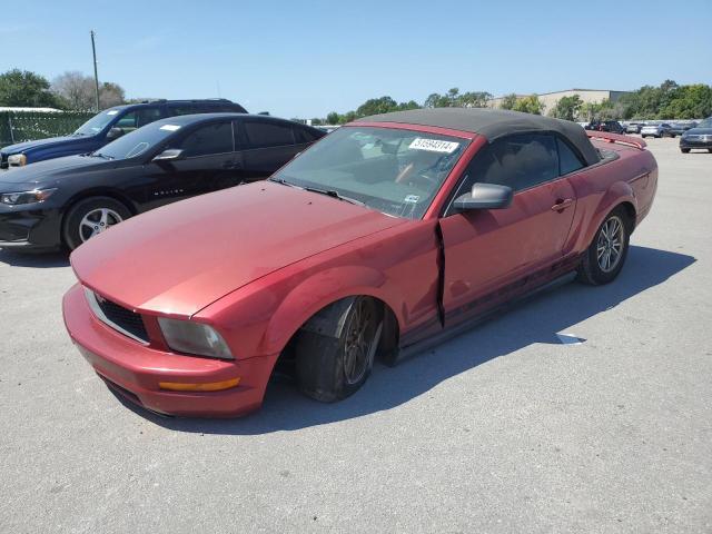 1ZVFT84NX55233686 - 2005 FORD MUSTANG MAROON photo 1