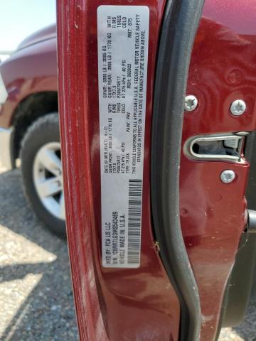 1C6RR7LG3MS543469 - 2021 RAM 1500 CLASS SLT 栗色 照片 13