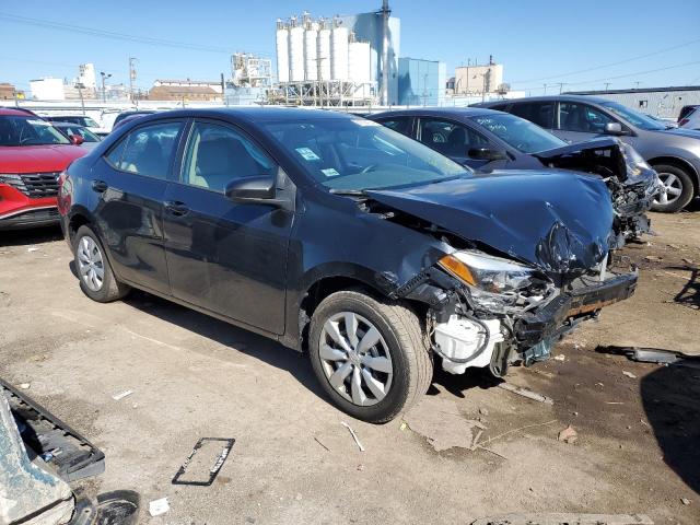 5YFBURHEXGP507764 - 2016 TOYOTA COROLLA L BLACK photo 4