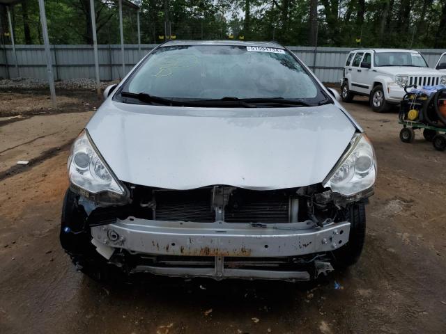 JTDKDTB32D1541332 - 2013 TOYOTA PRIUS C SILVER photo 5