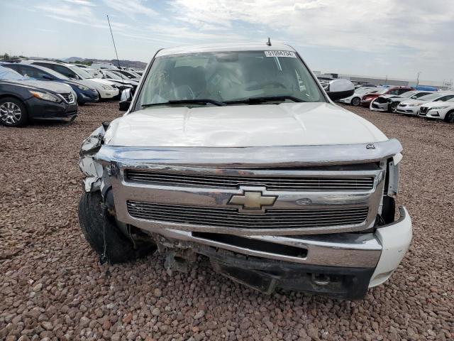 3GCEK23399G284271 - 2009 CHEVROLET SILVERADO K1500 LT WHITE photo 5