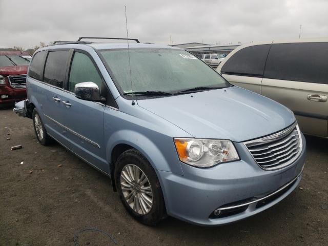 2C4RC1CG7CR386648 - 2012 CHRYSLER TOWN & COU TOURING L BLUE photo 1