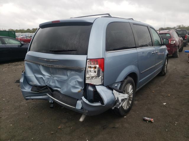 2C4RC1CG7CR386648 - 2012 CHRYSLER TOWN & COU TOURING L BLUE photo 4