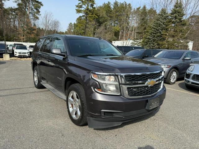 1GNSKBKC5FR214709 - 2015 CHEVROLET TAHOE K1500 LT GRAY photo 1