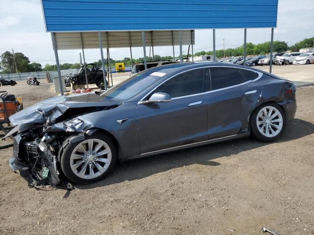 5YJSA1E26HF229396 - 2017 TESLA MODEL S Մոխրագույն լուսանկար 1