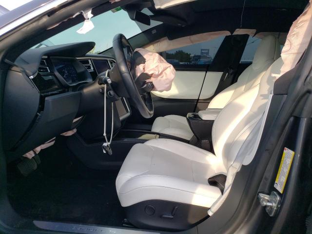 5YJSA1E26HF229396 - 2017 TESLA MODEL S Մոխրագույն լուսանկար 7