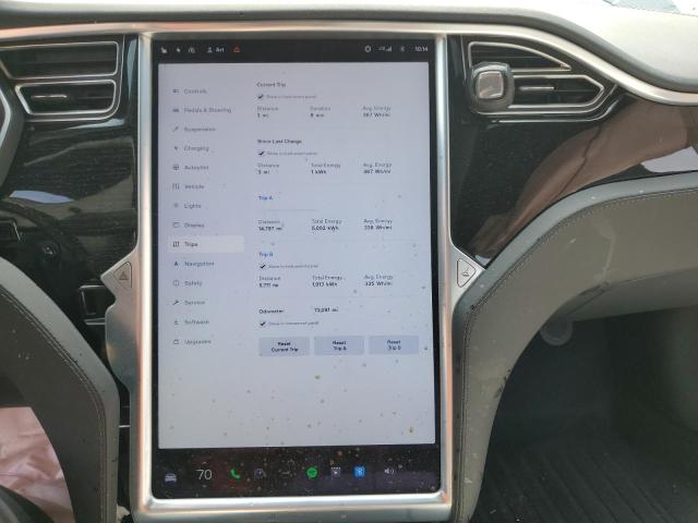 5YJSA1E26HF229396 - 2017 TESLA MODEL S Մոխրագույն լուսանկար 9