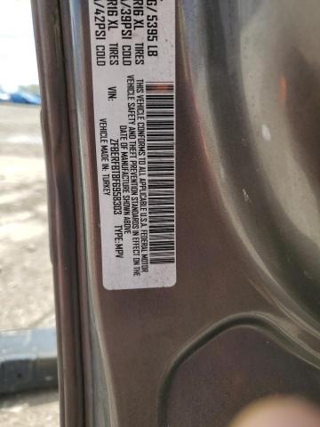ZFBERFBT8F6958303 - 2015 RAM PROMASTER SLT Сірий фото 13