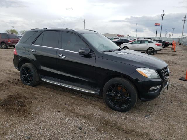 4JGDA5HB9DA144837 - 2013 MERCEDES-BENZ ML 350 4MATIC BLACK photo 4