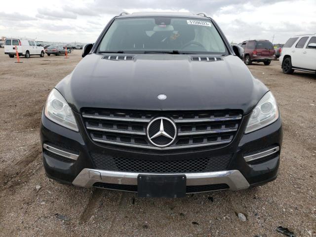 4JGDA5HB9DA144837 - 2013 MERCEDES-BENZ ML 350 4MATIC BLACK photo 5