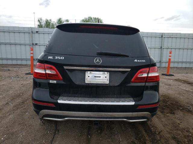 4JGDA5HB9DA144837 - 2013 MERCEDES-BENZ ML 350 4MATIC BLACK photo 6