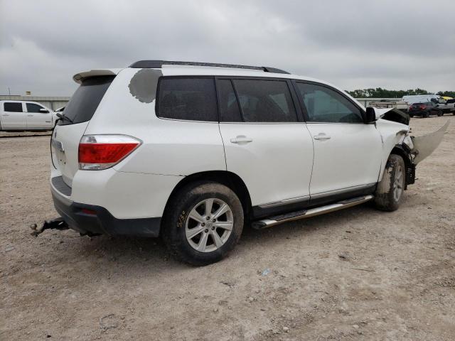 5TDZK3EH0BS044713 - 2011 TOYOTA HIGHLANDER BASE WHITE photo 3