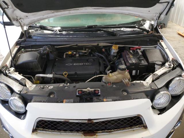 1G1JC5SH5D4249123 - 2013 CHEVROLET SONIC LT 白色 照片 11