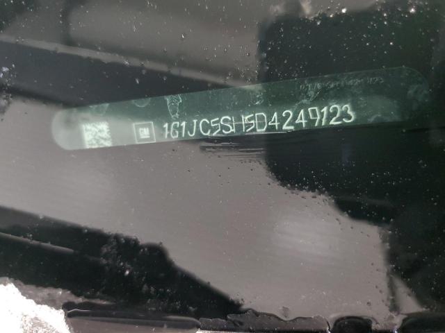 1G1JC5SH5D4249123 - 2013 CHEVROLET SONIC LT 白色 照片 12