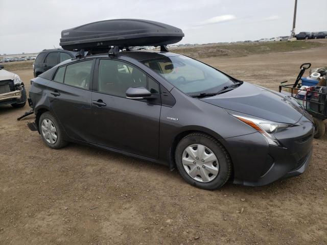 JTDKBRFU8H3036644 - 2017 TOYOTA PRIUS GRAY photo 4