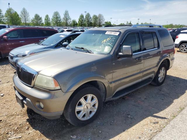 5LMEU68H73ZJ49912 - 2003 LINCOLN AVIATOR GRAY photo 1