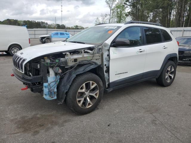 1C4PJMBS0FW587744 - 2015 JEEP CHEROKEE TRAILHAWK WHITE photo 1