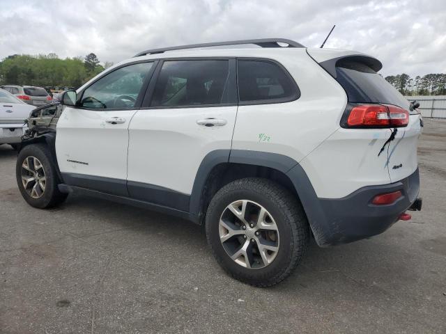 1C4PJMBS0FW587744 - 2015 JEEP CHEROKEE TRAILHAWK WHITE photo 2