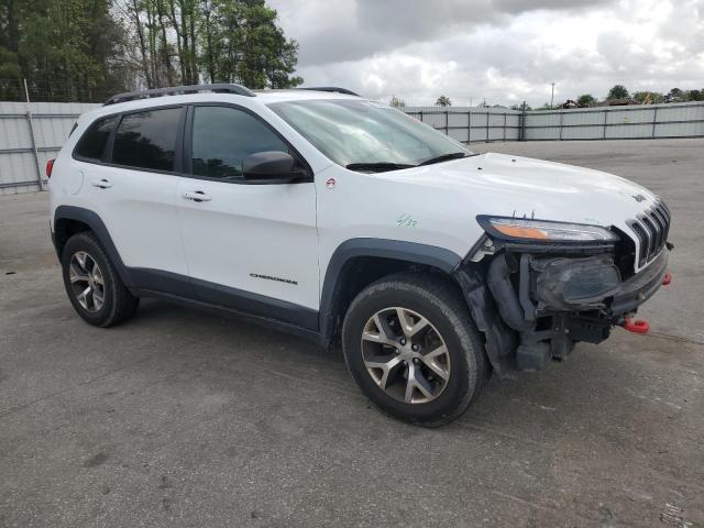 1C4PJMBS0FW587744 - 2015 JEEP CHEROKEE TRAILHAWK WHITE photo 4