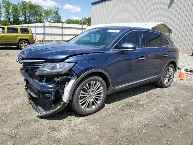 2LMPJ6LR2HBL16356 - 2017 LINCOLN MKX RESERVE Կապույտ լուսանկար 1