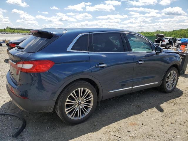 2LMPJ6LR2HBL16356 - 2017 LINCOLN MKX RESERVE BLUE photo 3