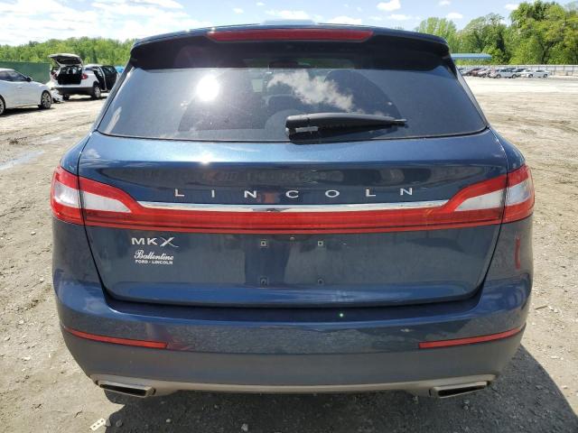 2LMPJ6LR2HBL16356 - 2017 LINCOLN MKX RESERVE Կապույտ լուսանկար 6