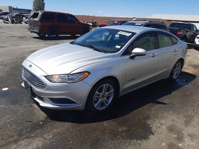 3FA6P0LU9JR129169 - 2018 FORD FOCUS SE HYBRID SILVER photo 1