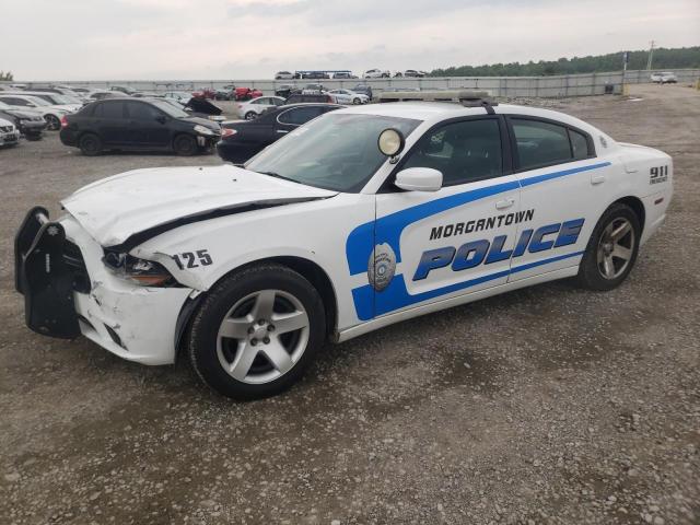 2C3CDXAG5EH362063 - 2014 DODGE CHARGER POLICE WHITE photo 1