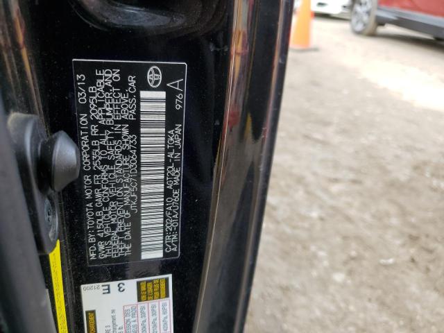 JTKJF5C71D3064733 - 2013 TOYOTA SCION TC 黑色 照片 12