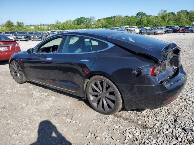 5YJSA1E44HF200142 - 2017 TESLA MODEL S BLACK photo 2