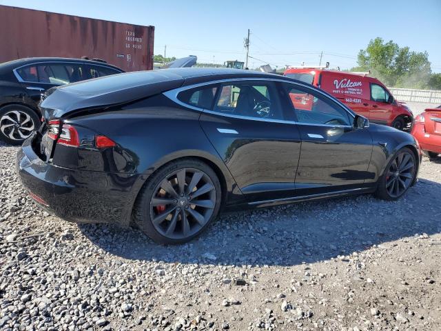 5YJSA1E44HF200142 - 2017 TESLA MODEL S შავი ფოტო 3