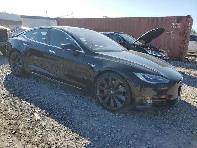 5YJSA1E44HF200142 - 2017 TESLA MODEL S შავი ფოტო 4