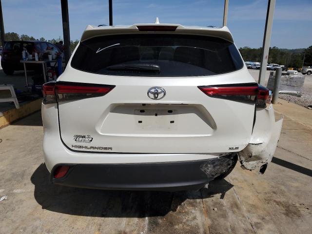 5TDGZRAHXMS524787 - 2021 TOYOTA HIGHLANDER XLE 白色 照片 6