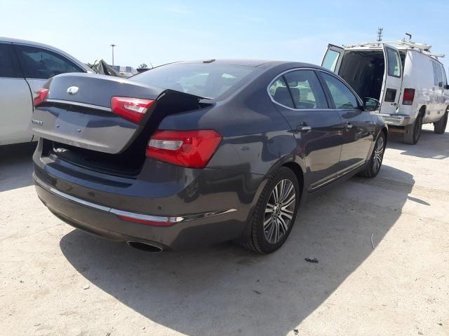 KNALN4D79E5148636 - 2014 KIA CADENZA PREMIUM GRAY photo 3