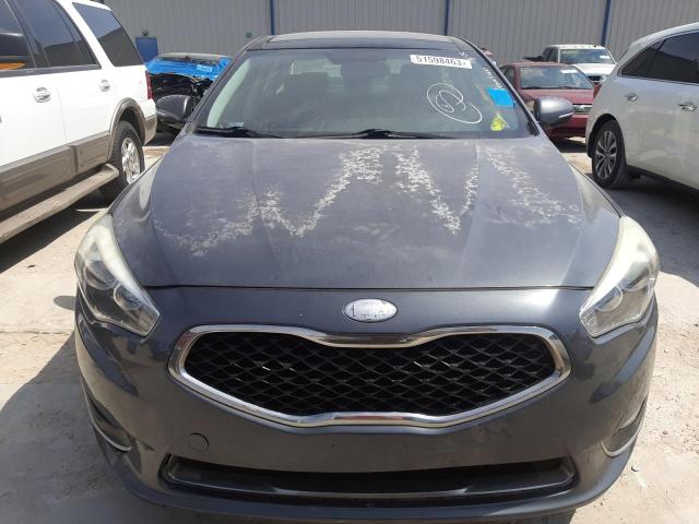 KNALN4D79E5148636 - 2014 KIA CADENZA PREMIUM GRAY photo 5