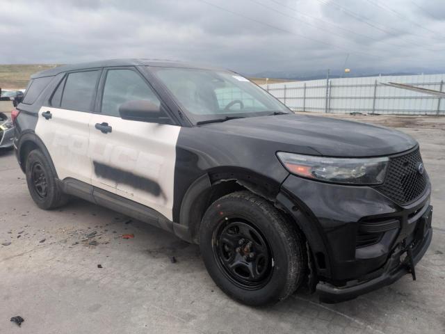 1FM5K8AB7LGC13971 - 2020 FORD EXPLORER POLICE INTERCEPTOR 双色 照片 4