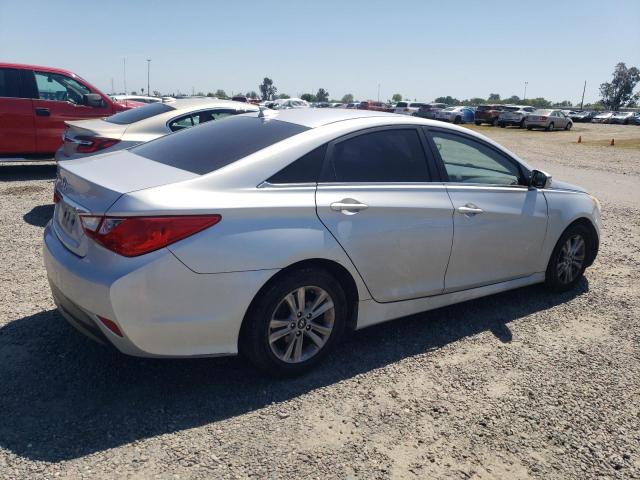 5NPEB4ACXEH870459 - 2014 HYUNDAI SONATA GLS SILVER photo 3