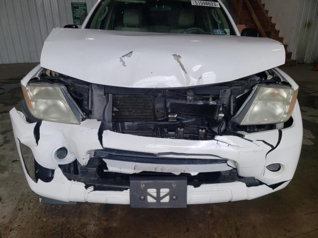 5N1AR1NB4AC627970 - 2010 NISSAN PATHFINDER S WHITE photo 12