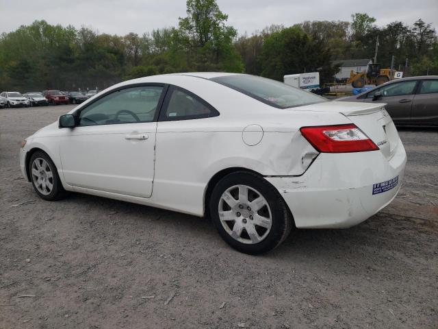 2HGFG12647H573116 - 2007 HONDA CIVIC LX WHITE photo 2