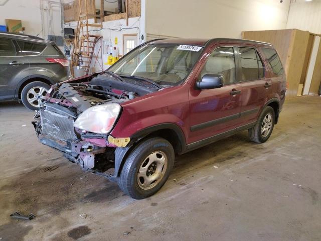 JHLRD78403C028625 - 2003 HONDA CR-V LX RED photo 1