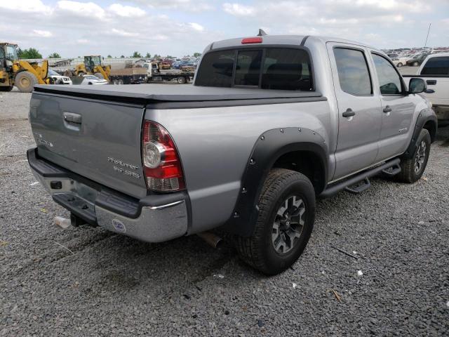 5TFJU4GN6EX057576 - 2014 TOYOTA TACOMA DOUBLE CAB PRERUNNER SILVER photo 3